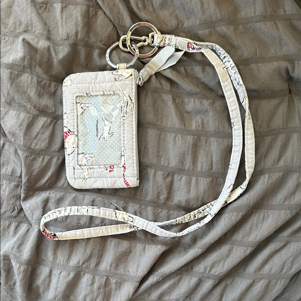 Vera Bradley Quilted Lanyard Wallet